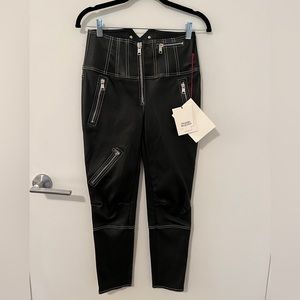 BNWT Alexander McQueen Leather Zipper Trousers